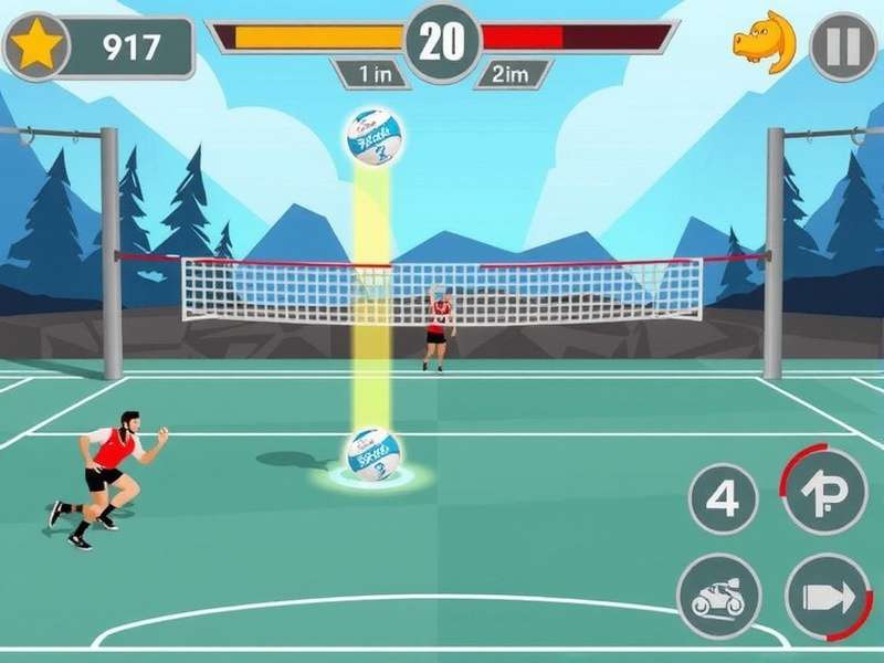 Volley Wizard Deluxe gameplay screenshot